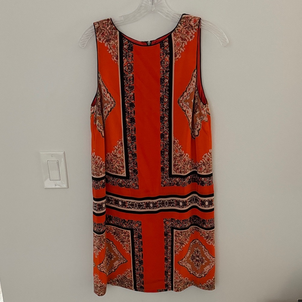 Maeve Patterned Sleeveless Shift Dress